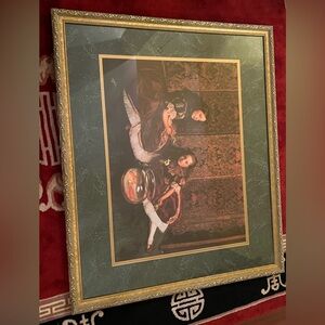 1864 Leisure Hours print by John Everett Millais with signature